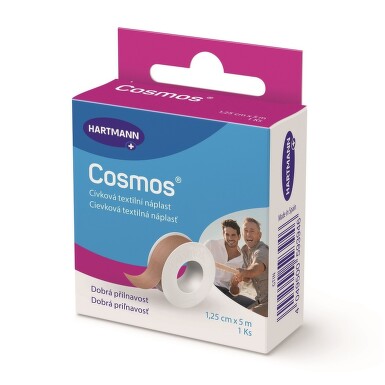 COSMOS cívková pevná náplast 1.25cmx5m 1ks