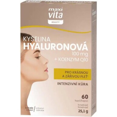 Maxi Vita Beauty Kys.hyaluron.+koenzym Q10 cps.60