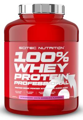 Scitec Nutrition 100% WP Professional 2350g jahody-bílá čokoláda