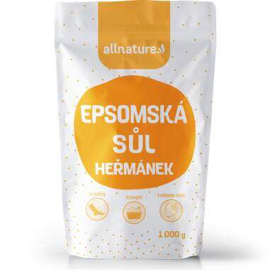 Allnature Epsomská sůl Heřmánek 1000g