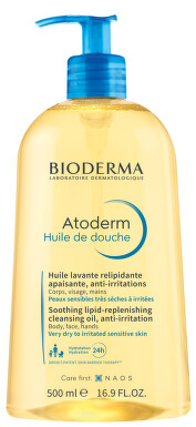 BIODERMA Atoderm Sprchový olej pro velmi suchou až atopickou pokožku 500 ml