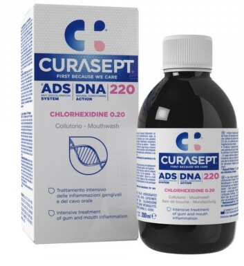 CURASEPT ADS DNA 220 + PVP-VA Ústní voda 200ml