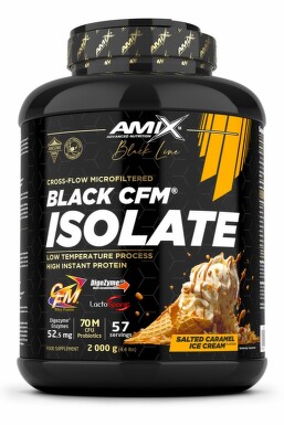 Amix Black Line Black CFM Isolate 2000 g salted caramel ice cream