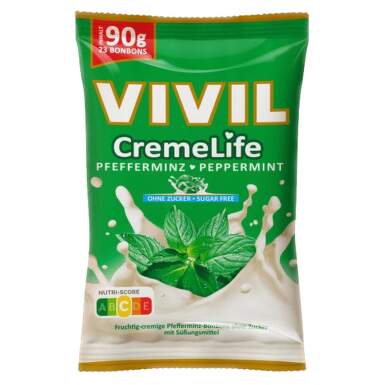 Vivil CremeLife peprmint bez cukru 90g