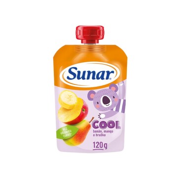 Sunar Cool ovocná kapsička hruška, banán, mango 12m+, 120 g