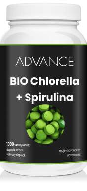 ADVANCE Chlorella + Spirulina BIO tbl.1000