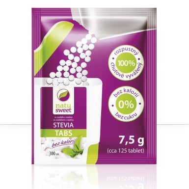 Stevia Natusweet tabl.-sáčky do dávk.1x7.5g(125ks)