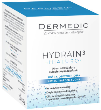 DERMEDIC H3 Hydr.krém s hloubkov.účinkem SPF15 50g