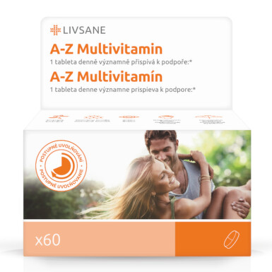 LIVSANE A-Z Multivitamín komplex tablety 60 ks