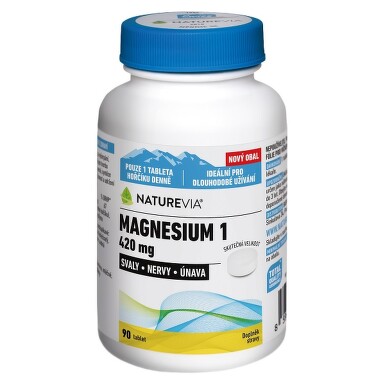 Swiss NatureVia Magnesium 1 420mg tbl.90