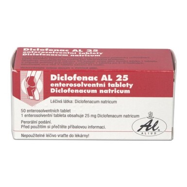 DICLOFENAC AL 25 25MG enterosolventní tableta 50