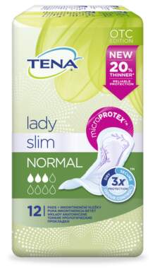 TENA Lady Slim Normal - Inkontinenční vložky (12ks)