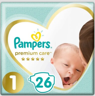 Pampers Premium Carry Pack S1 26ks