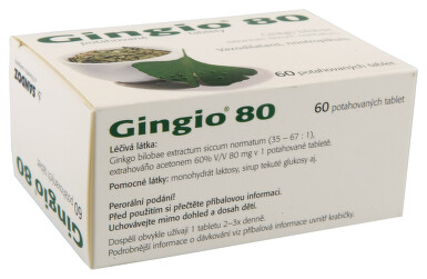 GINGIO 80 perorální potahované tablety 60X80MG