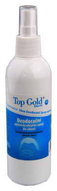 TOP GOLD Deodorační antimikrob.sprej do obuvi 150g