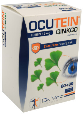 Ocutein Ginkgo 45mg+Lutein 15mg Da Vinci tob.60+30