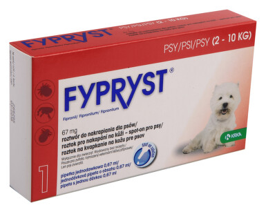 Fypryst Dogs 1x0.67ml spot-on pro psy