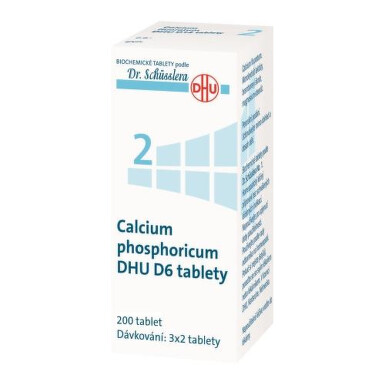 CALCIUM PHOSPHORICUM DHU D5-D30 neobalené tablety 200