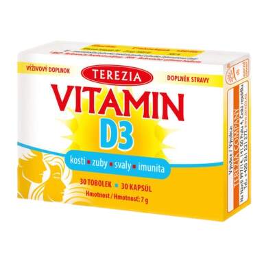 TEREZIA Vitamín D3 1000 IU tob.30