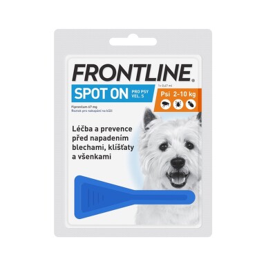 Frontline Spot On Dog S 1x1 pipeta 0.67 ml