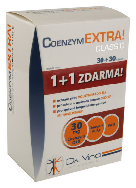 Coenzym EXTRA! Classic30mg DaVinci tob.30+30ZDARMA