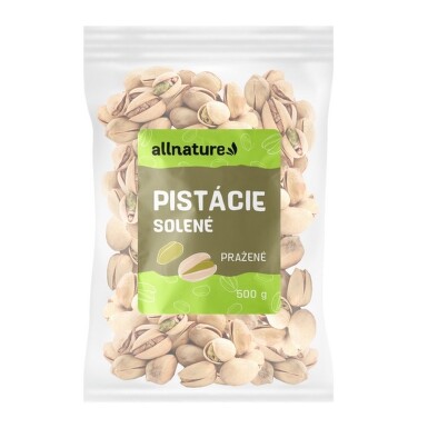 Allnature Pistácie pražené solené 500g