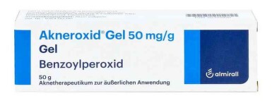 AKNEROXID 50MG/G gel 50G