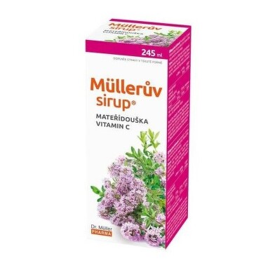 Müllerův sirup s mateřídouškou a vitaminem C 245ml