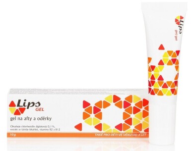 Lips gel na afty a oděrky 10g