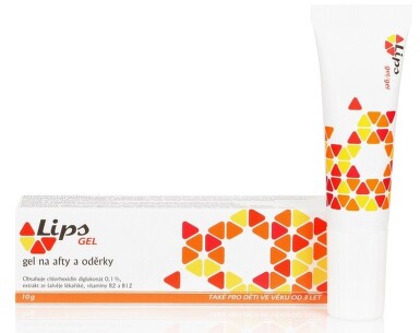 Lips gel na afty a oděrky 10g