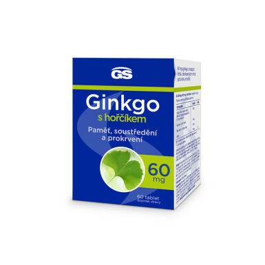 GS Ginkgo 60mg s hořčíkem tbl.60