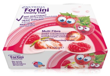 FORTINI CREAMY FRUIT MULTI FIBRE ČERVENÉ OVOCE perorální roztok 4X100G