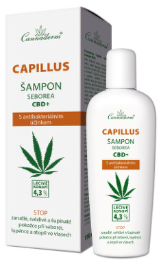 Cannaderm Capillus seborea šampon CBD+ 150ml