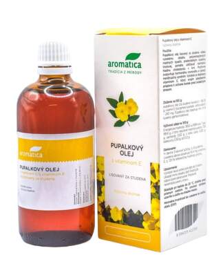 AROMATICA Pupalkový olej s vitaminem E od 3 let 100ml