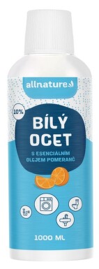 Allnature Bílý ocet 10% s esen.olej.pomer.1000ml