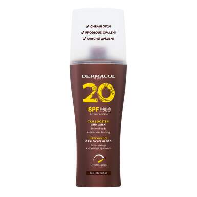 Dermacol Opalovací mléko urychlující SPF20 200ml