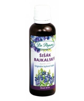 Šišák bajkalský 50ml Orig.bylinné kapky Dr.Popov