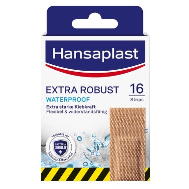 HANSAPLAST Extra Robust voděodolná náplast 16ks