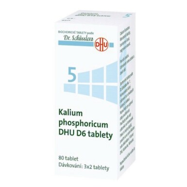 KALIUM PHOSPHORICUM DHU D5-D30 neobalené tablety 80