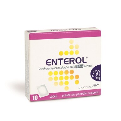 ENTEROL 250MG perorální PLV SUS 10