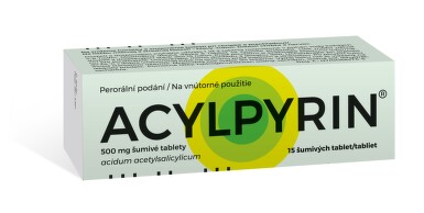 ACYLPYRIN 500MG šumivá tableta 15