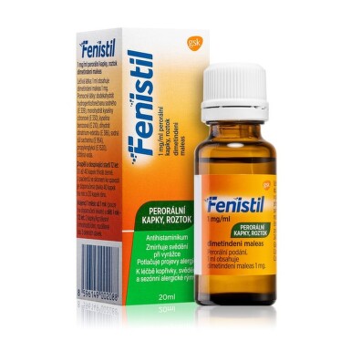 FENISTIL 1MG/ML perorální GTT SOL 1X20ML