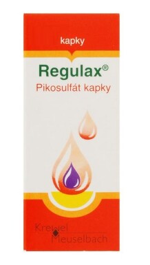 REGULAX PIKOSULFÁT KAPKY 7,23MG/ML perorální GTT SOL 1X10ML