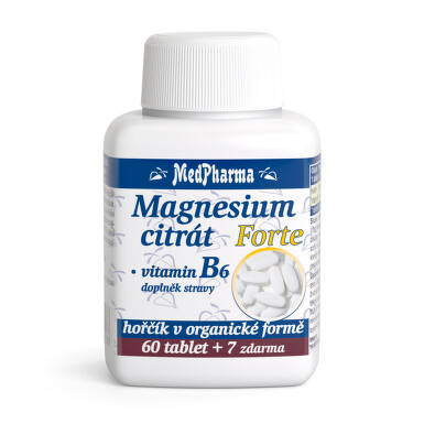 MedPharma Magnesium citrát Forte B6 tbl.67