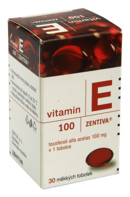 VITAMIN E 100-ZENTIVA perorální měkké tobolky 30X100MG