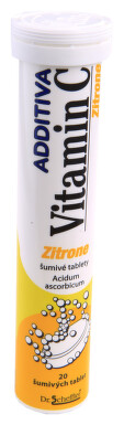ADDITIVA VITAMIN C ZITRONE perorální šumivá tableta 20X1GM