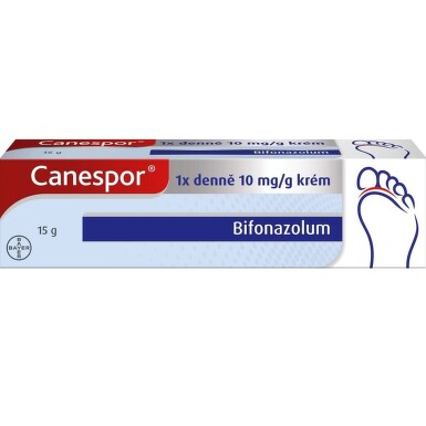 CANESPOR 1X DENNĚ KRÉM kožní podání krém 1X15GM 1%