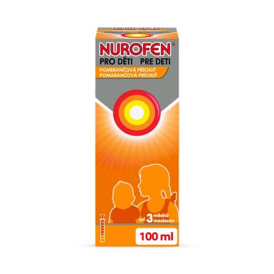 NUROFEN PRO DĚTI 20MG/ML perorální SUS 100ML II