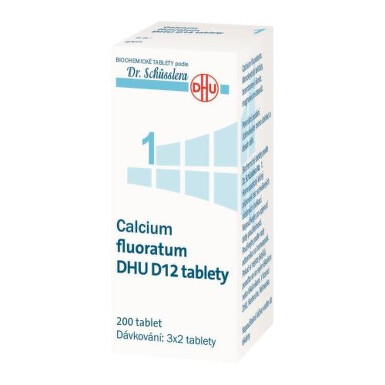 CALCIUM FLUORATUM DHU D5-D30 neobalené tablety 200