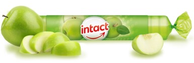 Intact hroznový cukr s vit.C jablko 40g (rolička)